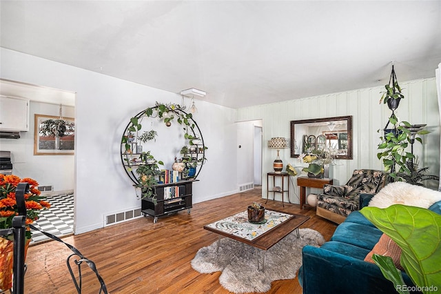 7887 Quivas Way, Denver, CO 80221 - living area with wood finished floors and baseboards