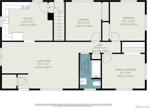 7887 Quivas Way, Denver, CO 80221 - view of property floor plan