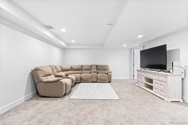 3253 S King Way, Denver, CO 80236 - living area featuring baseboards, recessed lighting, and carpet floors