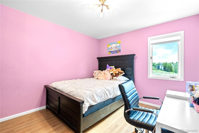 3253 S King Way, Denver, CO 80236 - bedroom featuring light wood finished floors, baseboards, and a desk