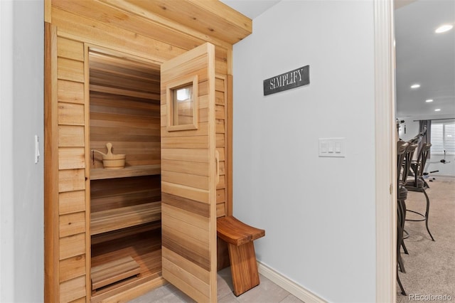 7071 Turweston Ln, Castle Pines, CO 80108 - sauna with recessed lighting and baseboards