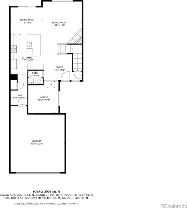 14902 E Poundstone Dr, Aurora, CO 80015 - property floor plan