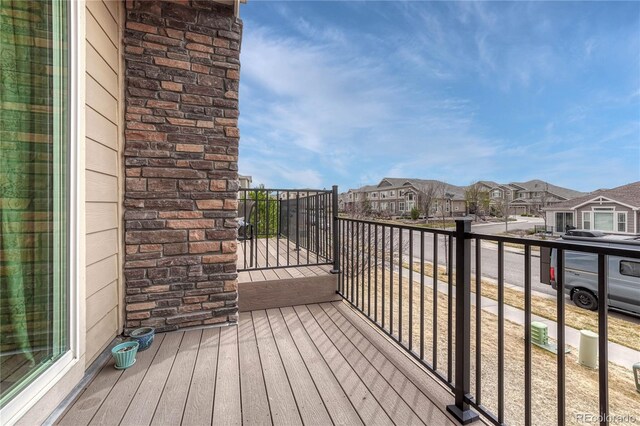 14902 E Poundstone Dr, Aurora, CO 80015 - deck with a residential view