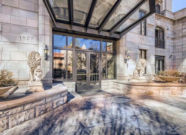 1827 N Grant St Unit 604, Denver, CO 80203 - entrance to property with french doors
