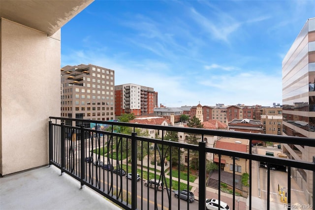 1827 N Grant St Unit 604, Denver, CO 80203 - balcony featuring a city view