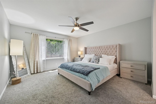 6468 S Forest St, Centennial, CO 80121 - carpeted bedroom with baseboards and a ceiling fan