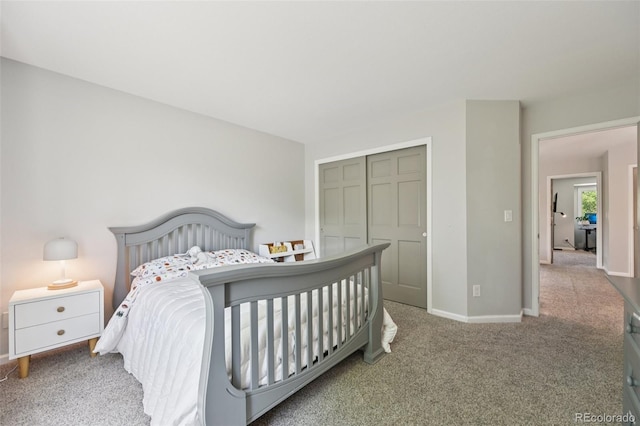 6468 S Forest St, Centennial, CO 80121 - carpeted bedroom featuring baseboards and a closet