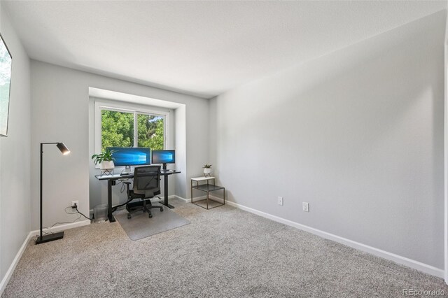 6468 S Forest St, Centennial, CO 80121 - carpeted office featuring baseboards