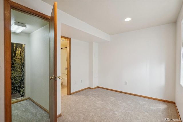 1481 Box Prairie Cir, Loveland, CO 80538 - unfurnished room with carpet, baseboards, recessed lighting, and plenty of natural light