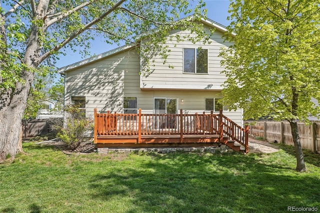 1481 Box Prairie Cir, Loveland, CO 80538 - back of property featuring a deck