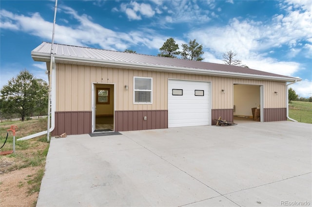 34274 Wolf Creek Trl, Kiowa, CO 80117 - view of detached garage