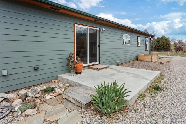 view of back of property