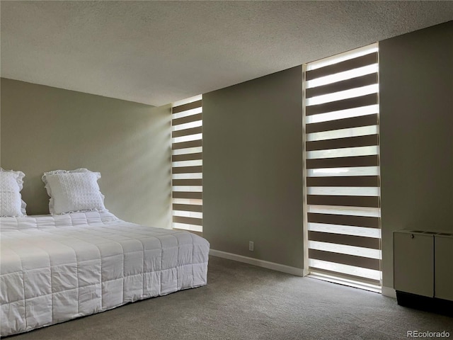2500 S York St Unit 116, Denver, CO 80210 - bedroom featuring carpet, a textured ceiling, and multiple windows