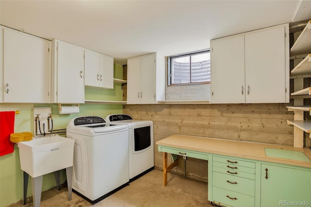 2920 S York St, Denver, CO 80210 - laundry room with cabinet space and washer and clothes dryer