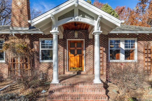 view of entrance to property