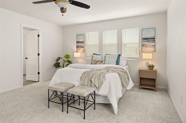 4343 S Nepal Ct, Centennial, CO 80015 - carpeted bedroom featuring baseboards and ceiling fan
