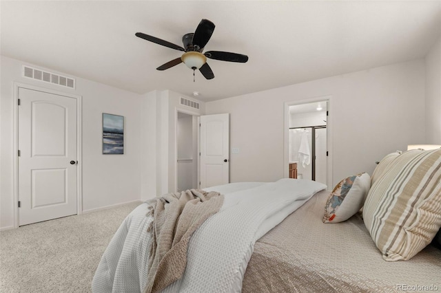 4343 S Nepal Ct, Centennial, CO 80015 - carpeted bedroom with ceiling fan and ensuite bathroom