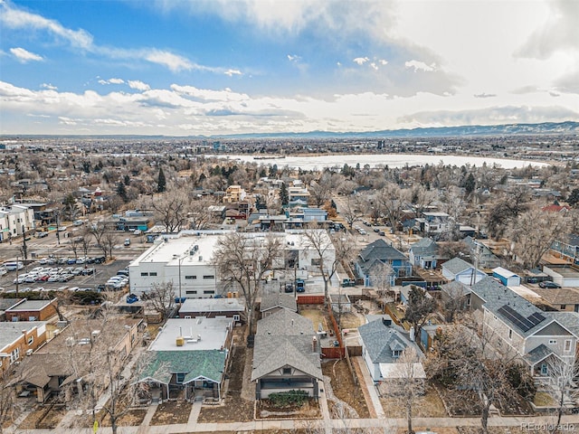 bird's eye view featuring a residential view