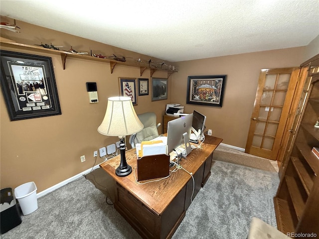 3262 S Salida Way, Aurora, CO 80013 - office with carpet floors and a textured ceiling