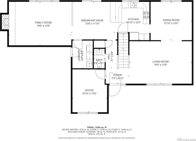 3262 S Salida Way, Aurora, CO 80013 - view of property floor plan
