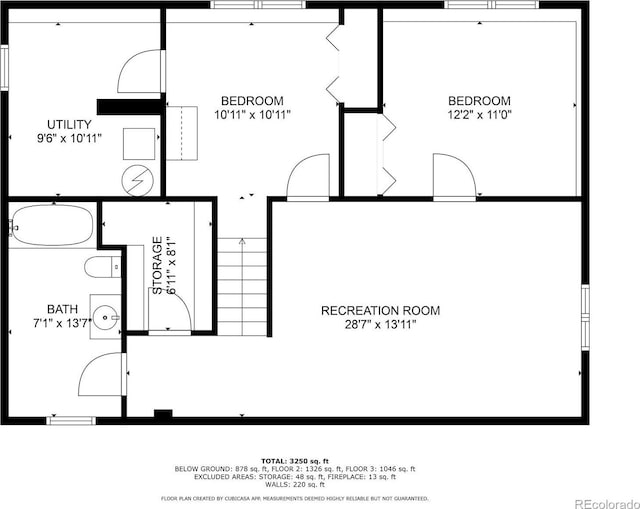 3262 S Salida Way, Aurora, CO 80013 - view of property floor plan