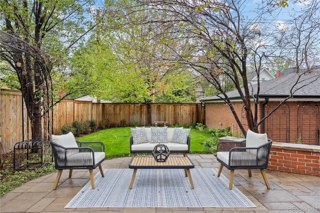 963 N Lafayette St, Denver, CO 80218 - view of patio / terrace featuring an outdoor living space
