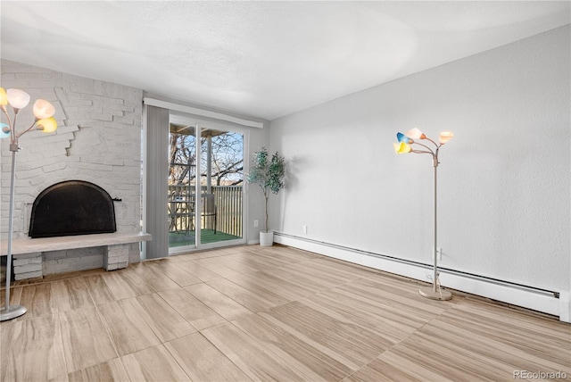 1304 S Parker Rd Unit 359, Denver, CO 80231 - unfurnished living room with a baseboard radiator and tile patterned floors