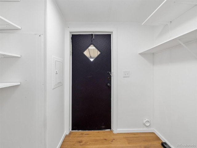 interior space featuring hardwood / wood-style flooring