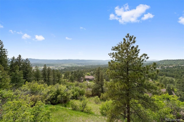 857 Pawnee Trl, Castle Rock, CO 80108 - view of mountain background with a forest