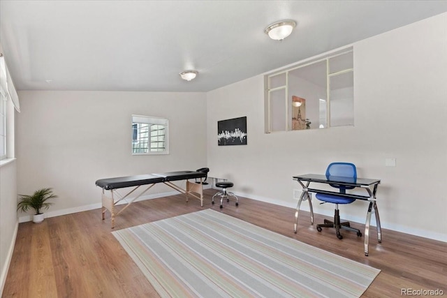 4125 Pierce St, Wheat Ridge, CO 80033 - misc room with wood finished floors and baseboards