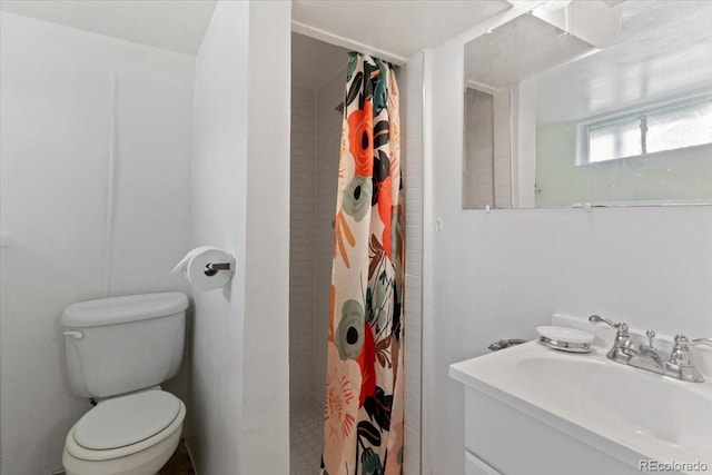 4125 Pierce St, Wheat Ridge, CO 80033 - bathroom with vanity and curtained shower