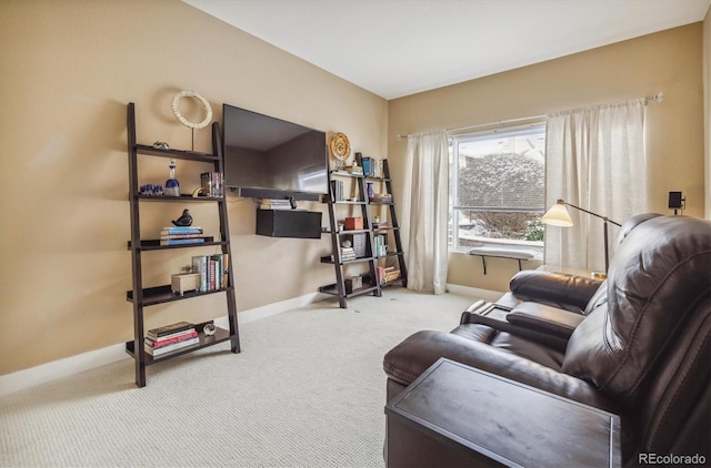 3847 Mossy Rock Dr Unit 104, Highlands Ranch, CO 80126 - living area with carpet and baseboards