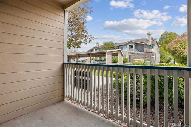 3847 Mossy Rock Dr Unit 104, Highlands Ranch, CO 80126 - balcony with a residential view