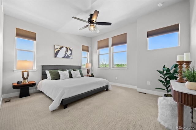 6700 Clay St, Denver, CO 80221 - bedroom featuring multiple windows, carpet floors, and a ceiling fan