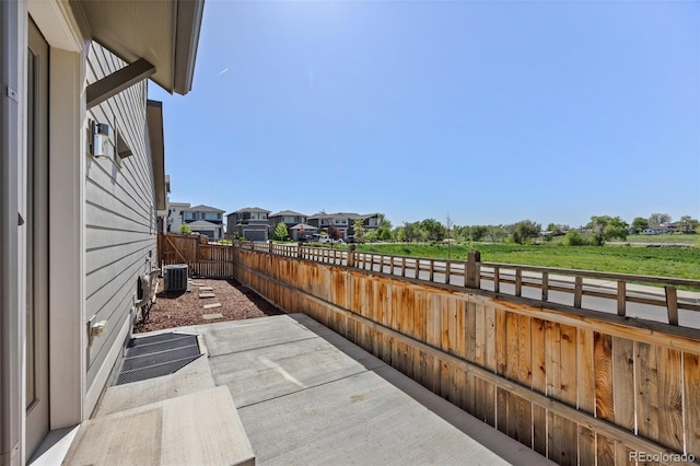 6700 Clay St, Denver, CO 80221 - fenced backyard featuring a patio and a residential view