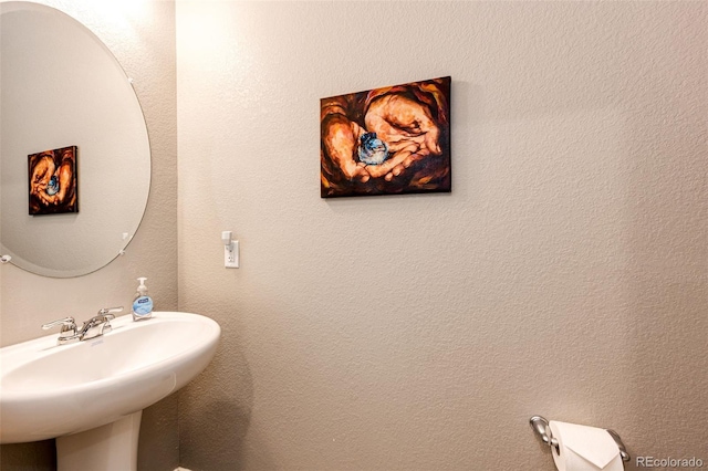 bathroom with a sink