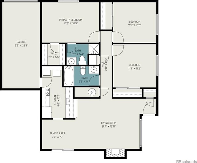 13 Nome Way Unit A, Aurora, CO 80012 - view of layout