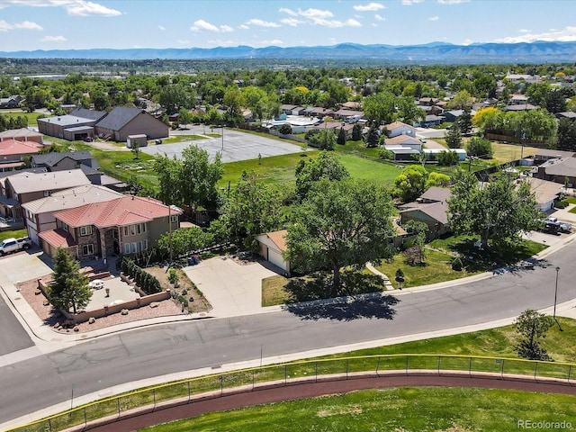 3780 W 66th Ave, Arvada, CO 80003 - aerial view of residential area featuring mountains