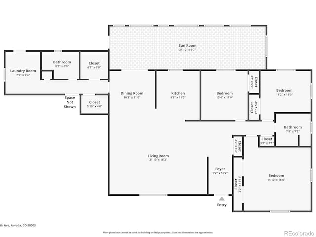 3780 W 66th Ave, Arvada, CO 80003 - property floor plan