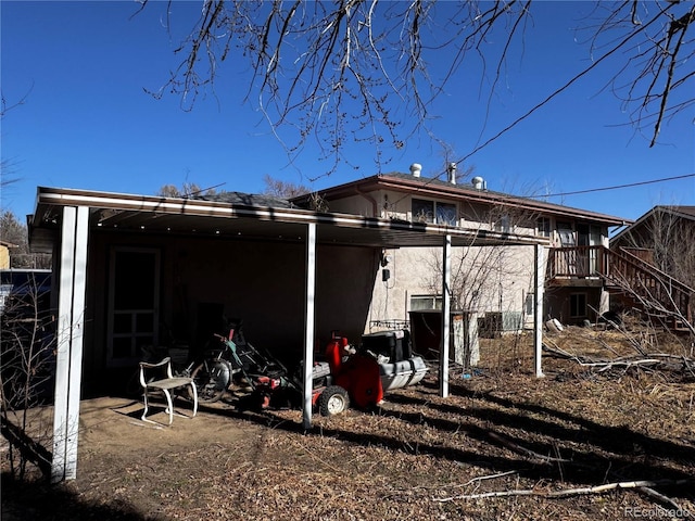 view of back of property