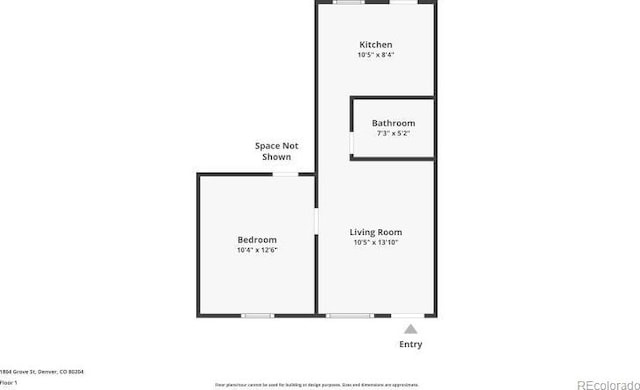 1804 Grove St, Denver, CO 80204 - plan
