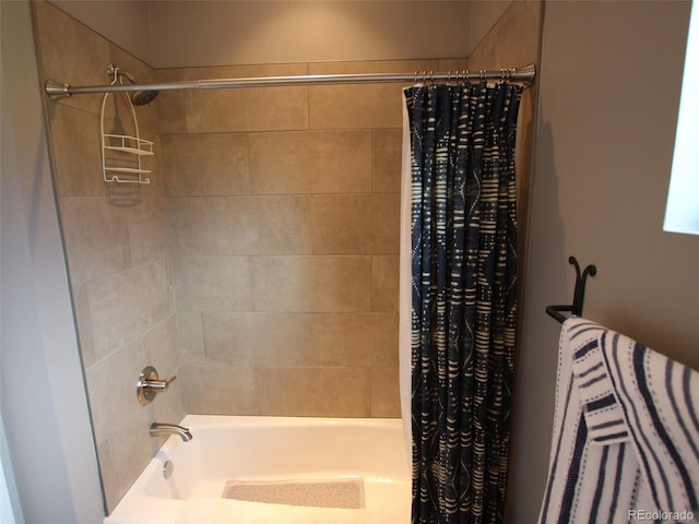 219 Summitview Ln, Poncha Springs, CO 81201 - bathroom with shower / tub combo with curtain