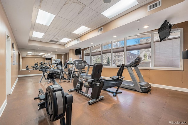 1827 N Grant St Unit 1104, Denver, CO 80203 - workout area featuring baseboards