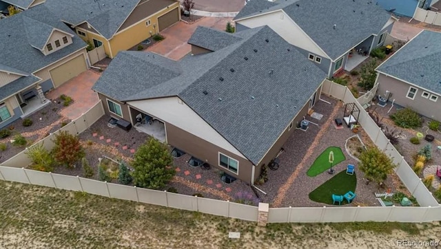 6765 Windbrook Ct, Colorado Springs, CO 80927 - aerial perspective of suburban area