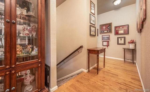 6765 Windbrook Ct, Colorado Springs, CO 80927 - staircase with wood finished floors and french doors