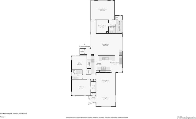 621 Kearney St, Denver, CO 80220 - plan
