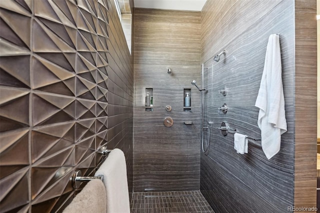 621 Kearney St, Denver, CO 80220 - full bathroom with a tile shower