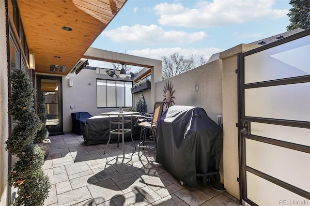 621 Kearney St, Denver, CO 80220 - view of patio / terrace with outdoor dining space and grilling area