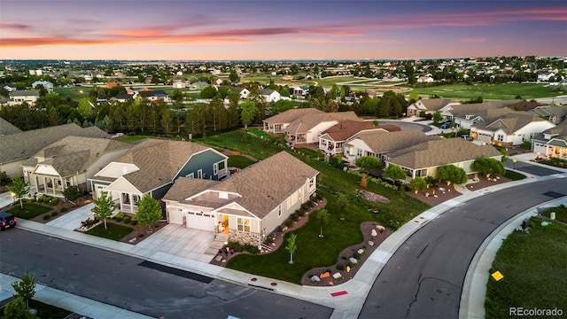 15604 Xenia Way, Brighton, CO 80602 - aerial view at dusk of a residential view