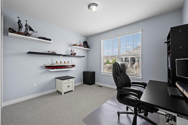 15604 Xenia Way, Brighton, CO 80602 - home office featuring carpet, baseboards, and a bar